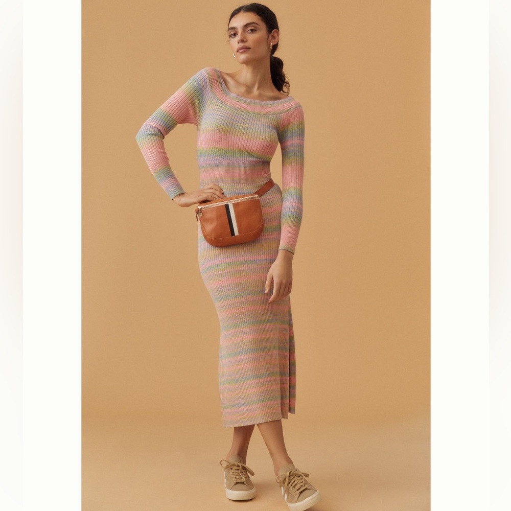 ✨ Anthropologie Sweater Dress Sz S - Picture 2 of 6